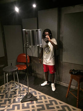 JP AT BADJOHN REPUBLIC STUDIOS AT LEGENDARY SOCA PRODUCER KYLE PHILLIPS STUDIO FOR A SOCA SESSION